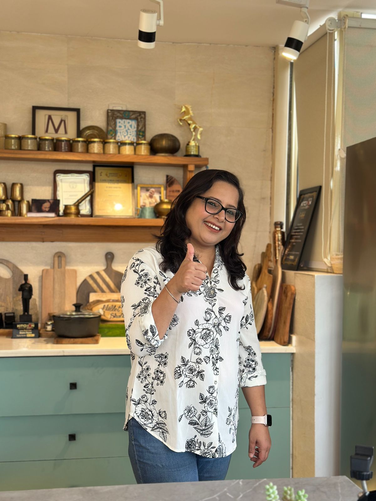 Millet Coach Shalini in her Crazy Kadchi kitchen
